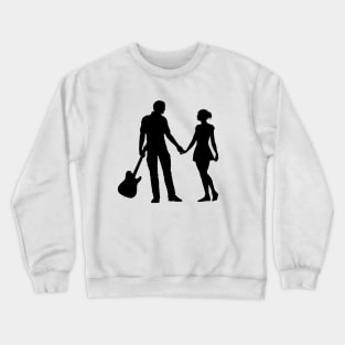 Romantic Silhouette Couple Crewneck Sweatshirt